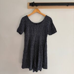 Vintage 90s Geometric Print Romper